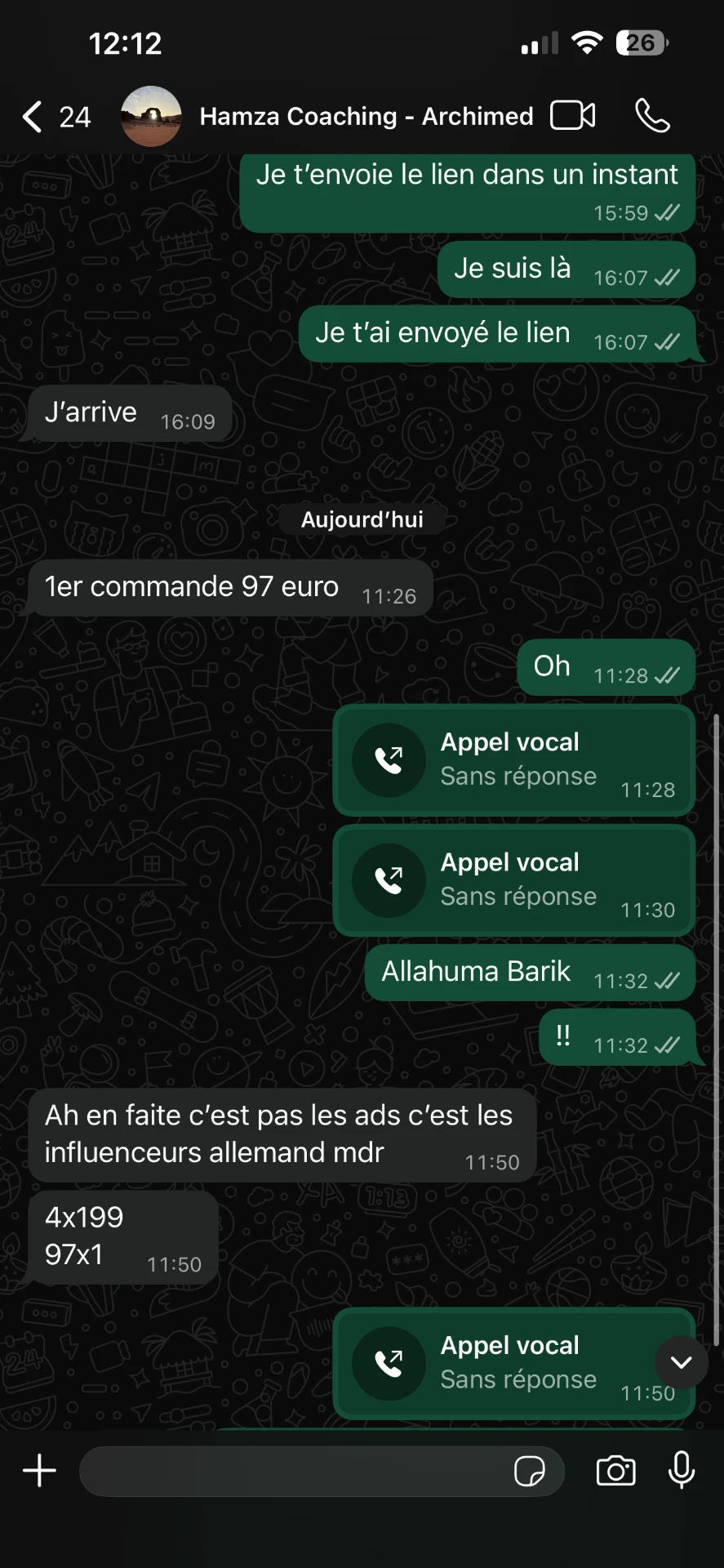 Résultat client 4